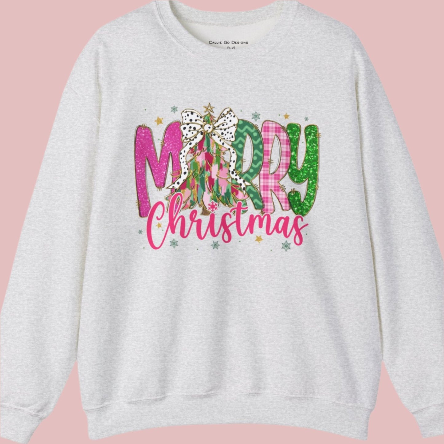 Merry Christmas Festive Unisex Heavy Blend™ Crewneck Sweatshirt