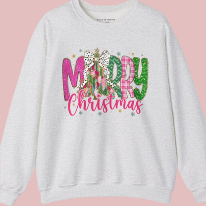 Merry Christmas Festive Unisex Heavy Blend™ Crewneck Sweatshirt