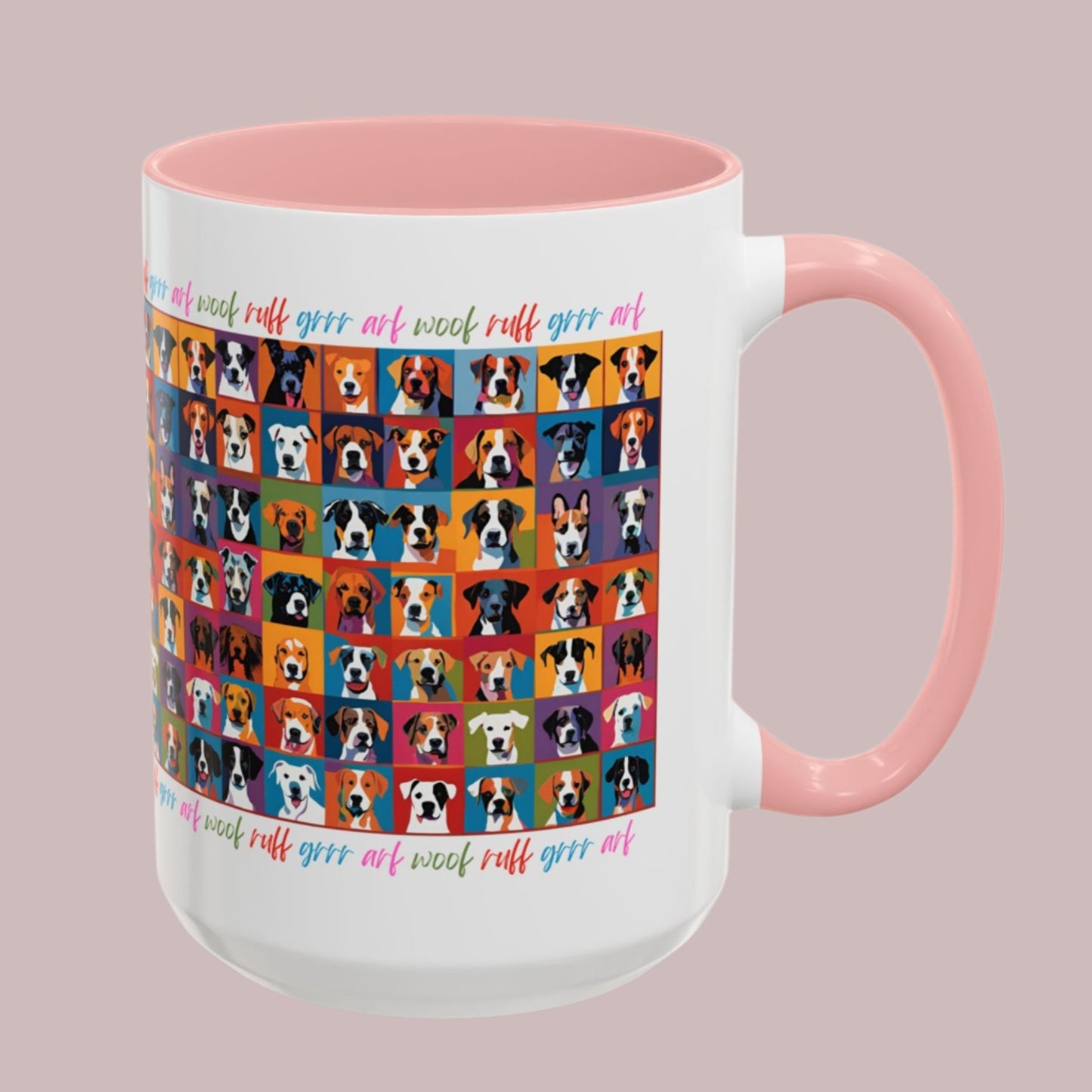 Dogs Mug - Pop Art Artisan Design