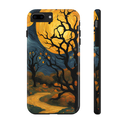 Phone Cases - Halloween Haunted Road Full Moon Design