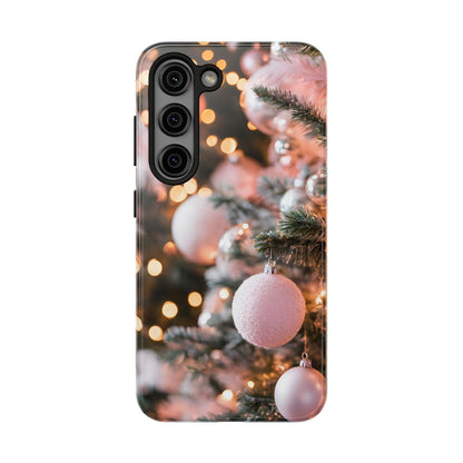 Pink Christmas - Tough Phone Case for iPhone and Samsung Smartphones