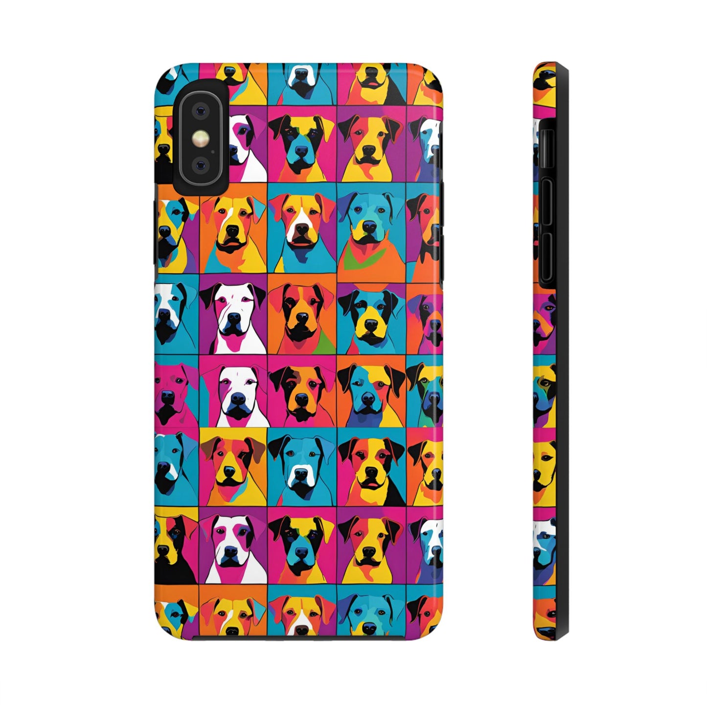 Colorful Dogs - Tough Phone Case for iPhones and Samsung Smartphones