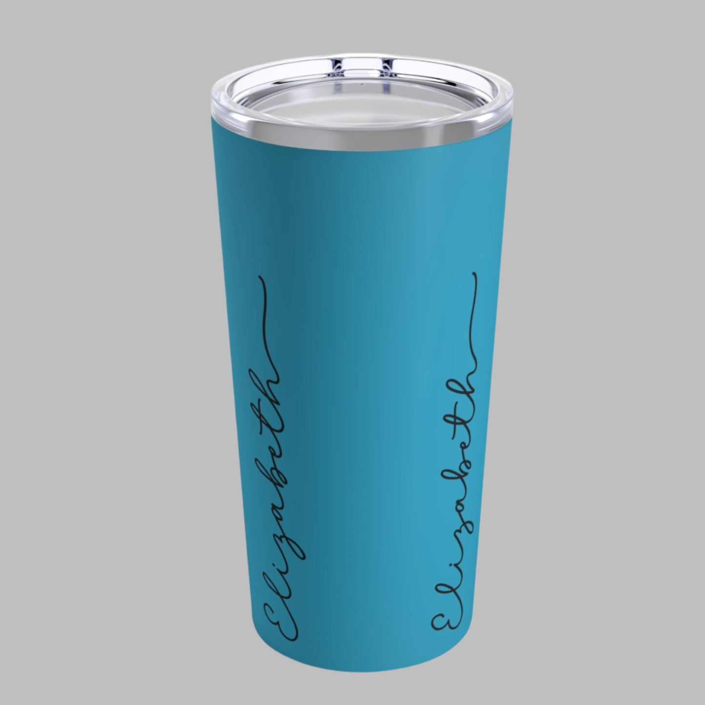 20oz Tumbler Personalized Minimal and Elegant Design - Turquoise