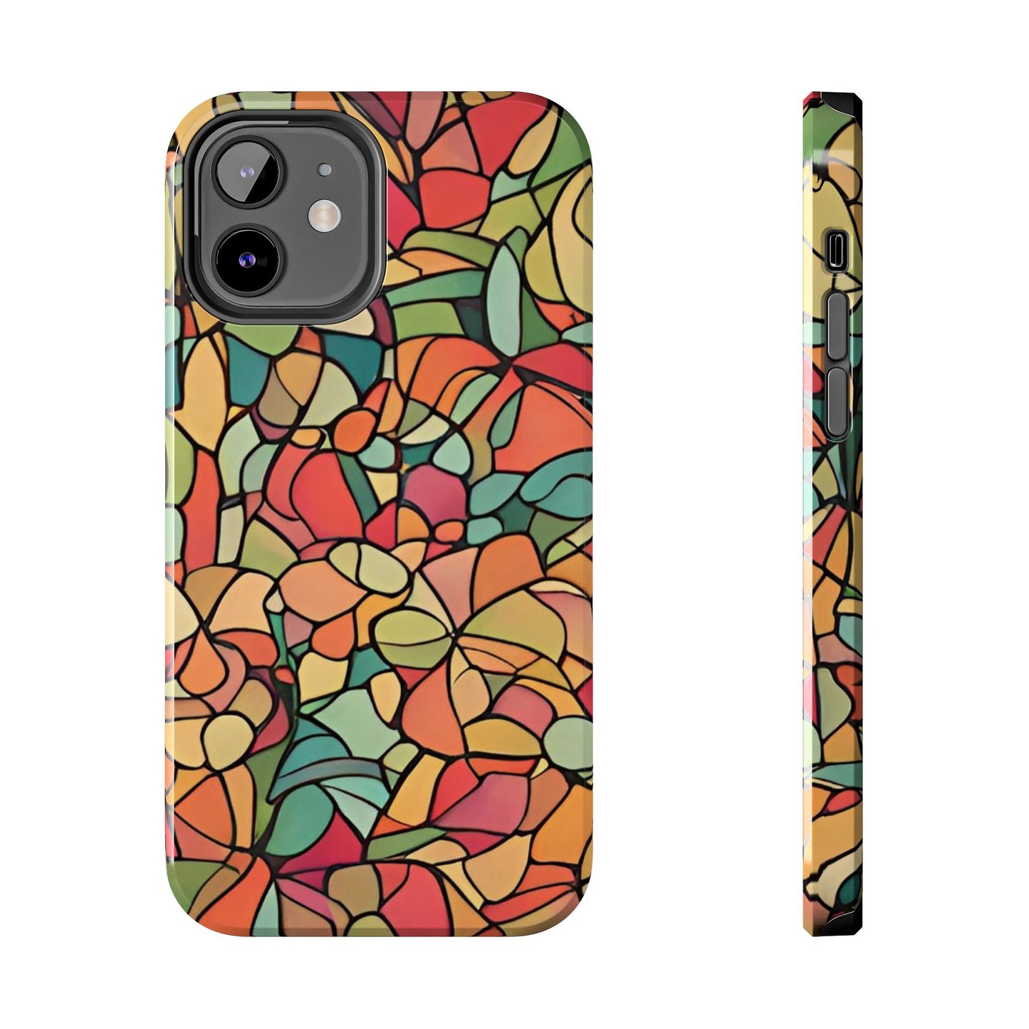 Abstract Vibrant Pattern - Tough Phone Case for iPhone and Samsung Smartphones