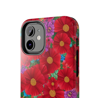 Tough Phone Cases - Beautiful Bold Red Poppies