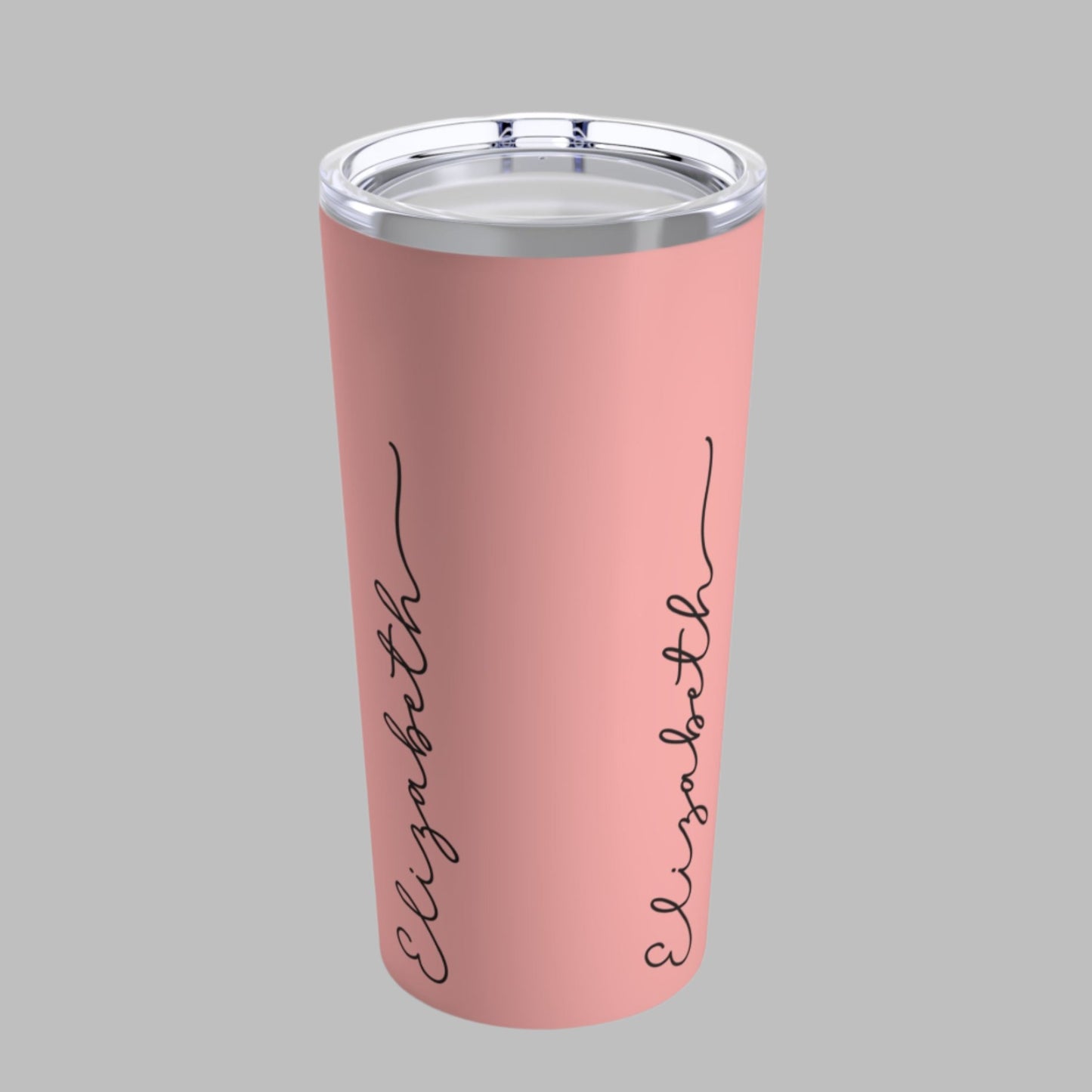 20oz Tumbler Personalized Minimal and Elegant Design - Salmon