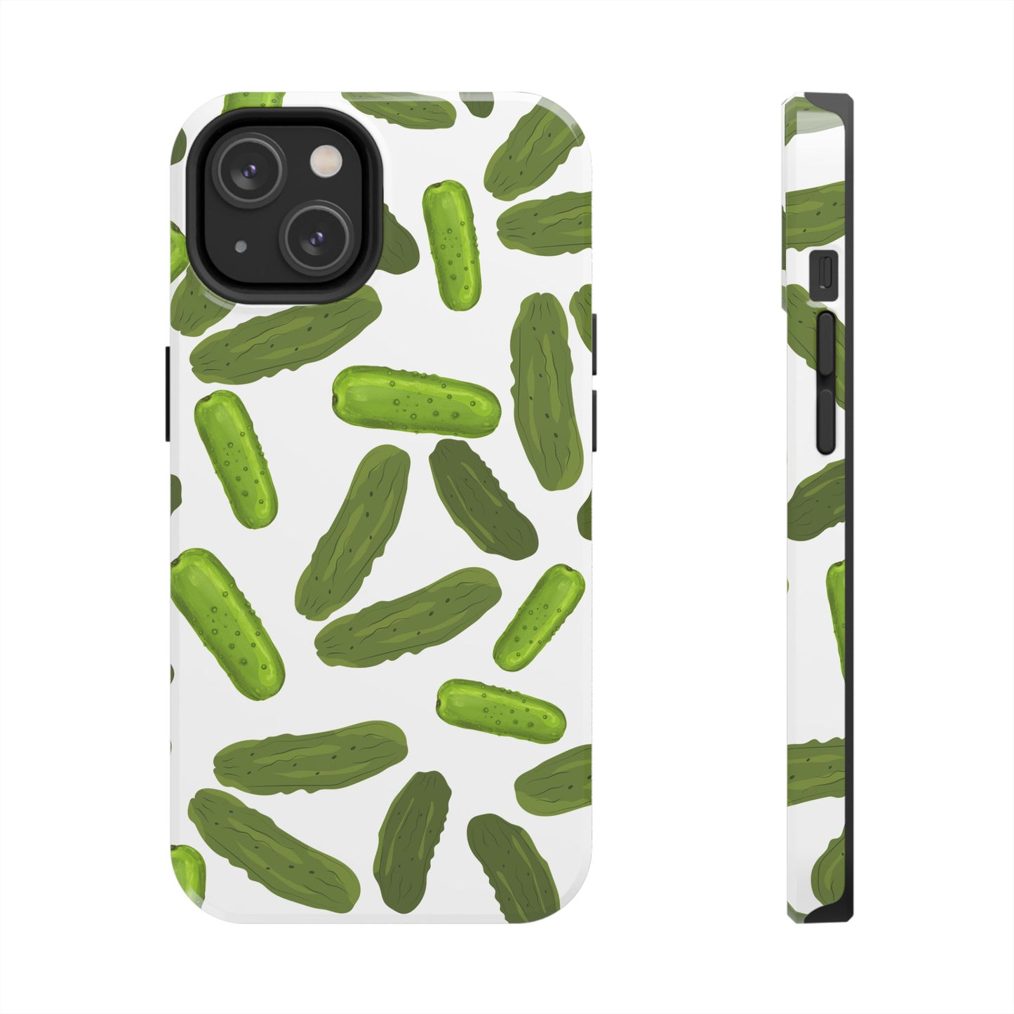 Humorous Pickles Design - Tough Phone Case for iPhones and Samsung Smartphones