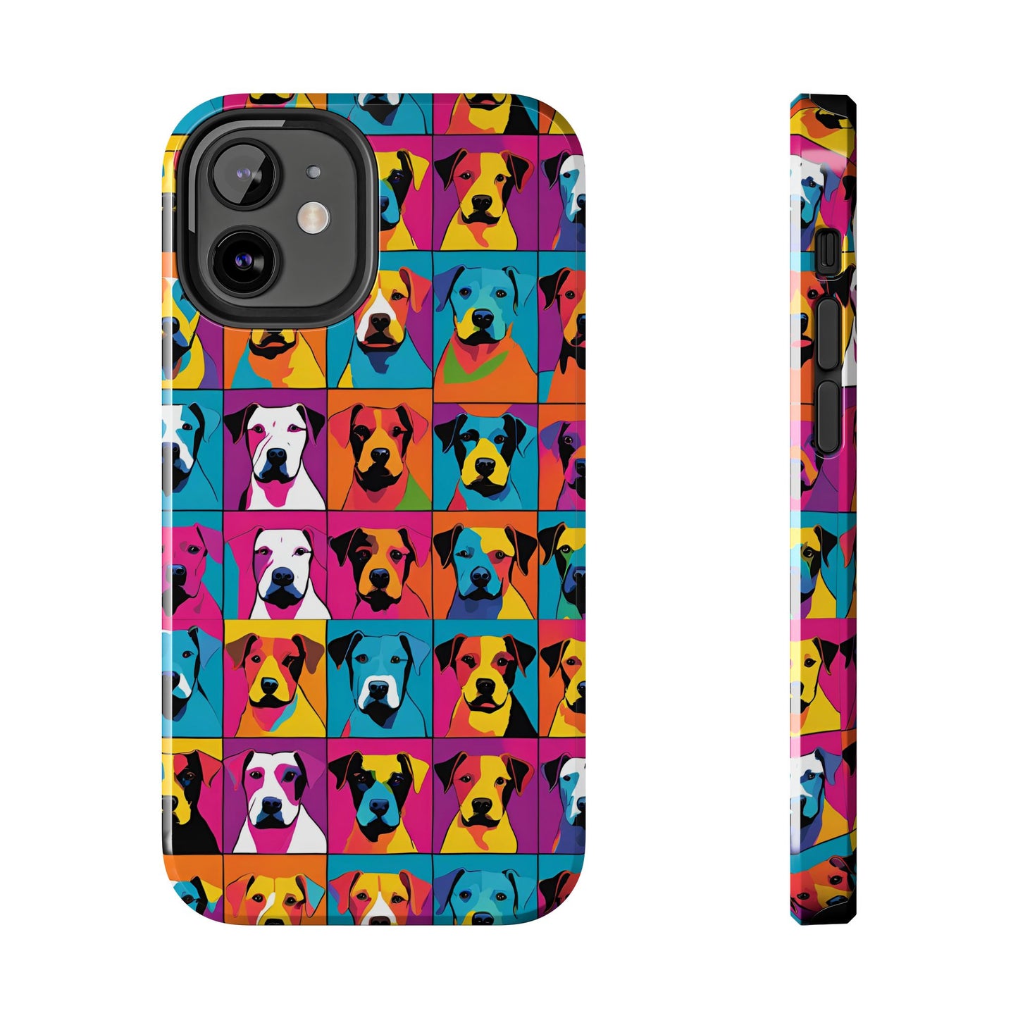 Colorful Dogs - Tough Phone Case for iPhones and Samsung Smartphones