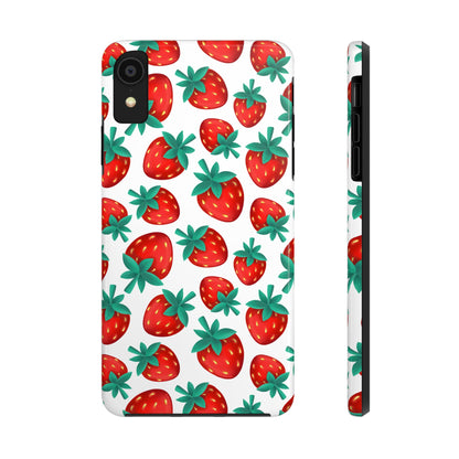 Strawberries - Tough Phone Case for iPhones and Samsung Smartphones