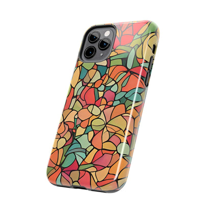 Abstract Vibrant Pattern - Tough Phone Case for iPhone and Samsung Smartphones