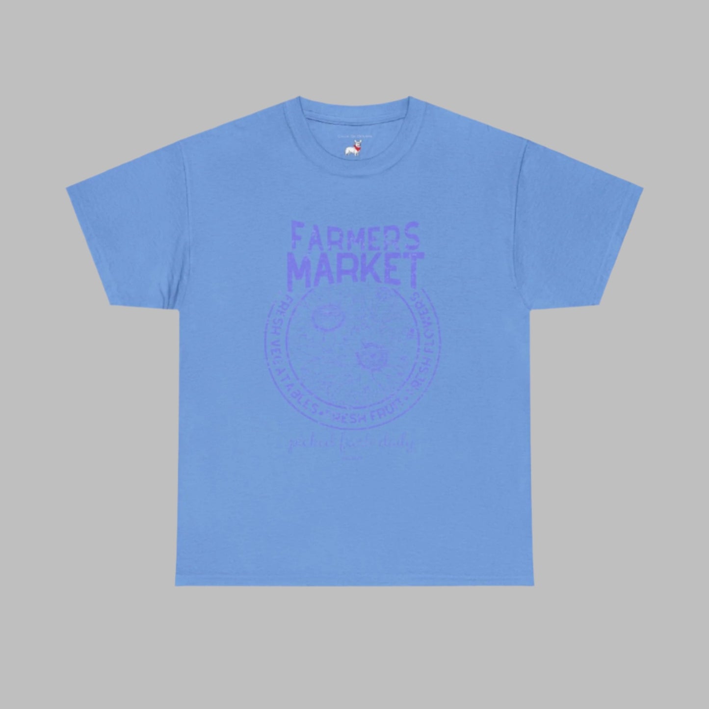 Distressed Farmer's Market Heavy Cotton Tee - Women's