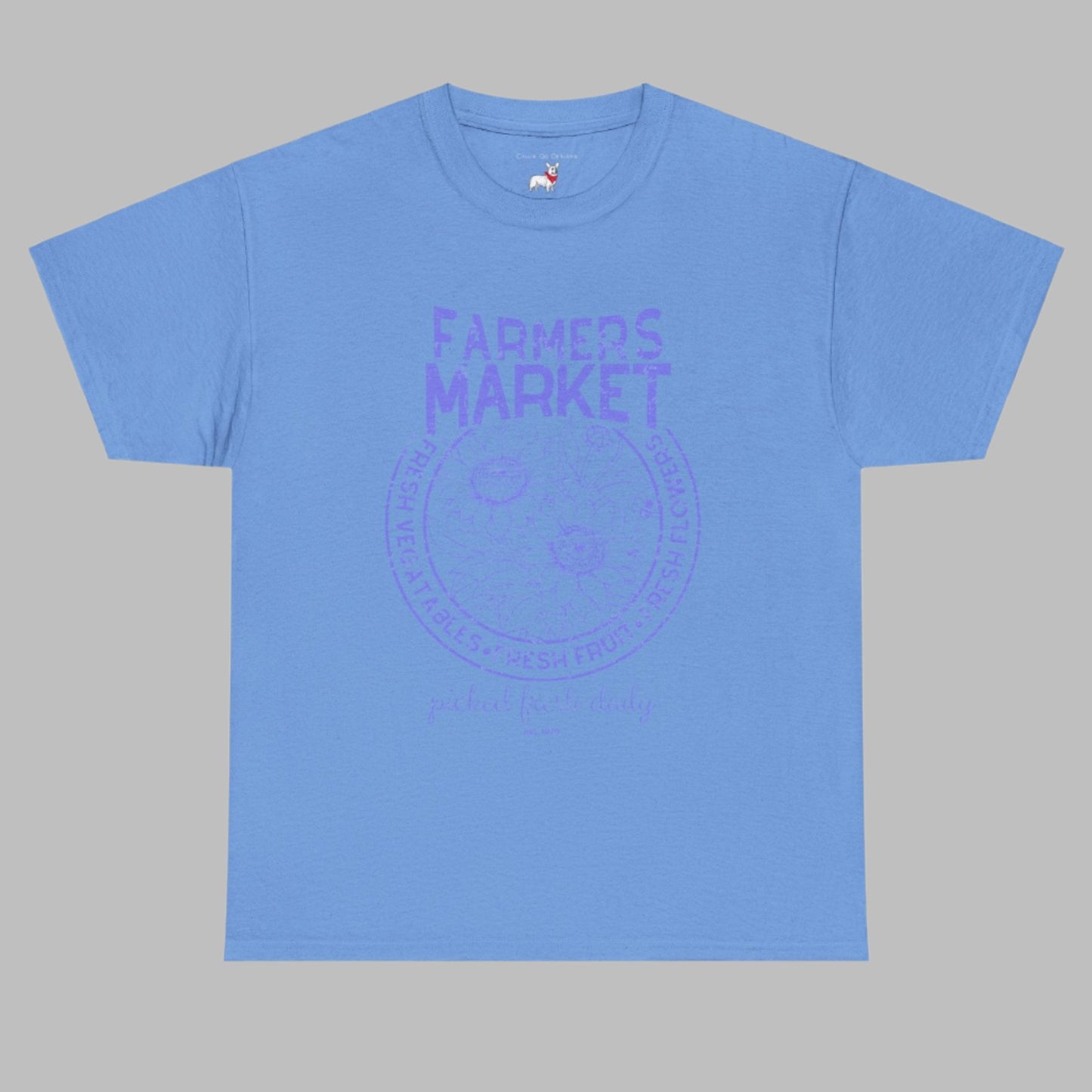 Distressed Farmer's Market Heavy Cotton Tee - Men's