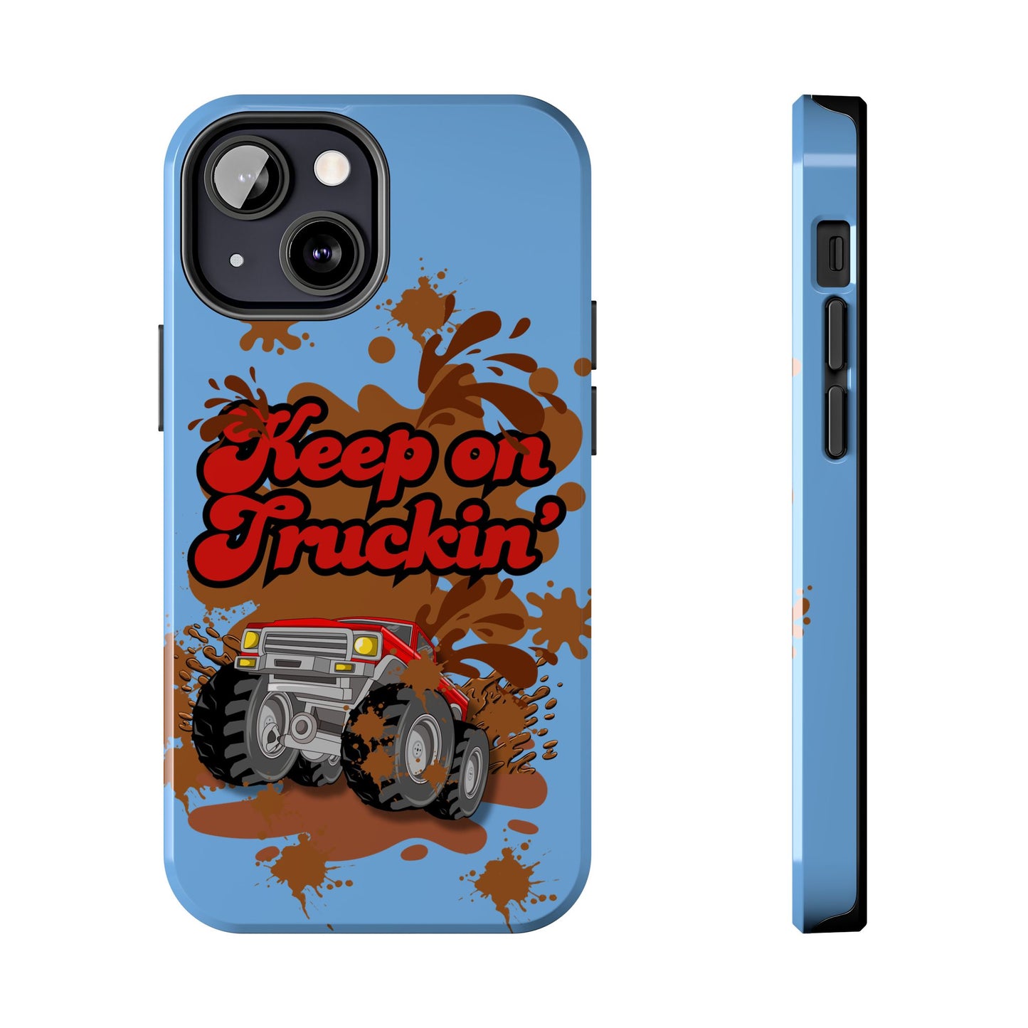 Keep on Truckin' in Blue - Tough Phone Case for iPhones and Samsung Smartphones