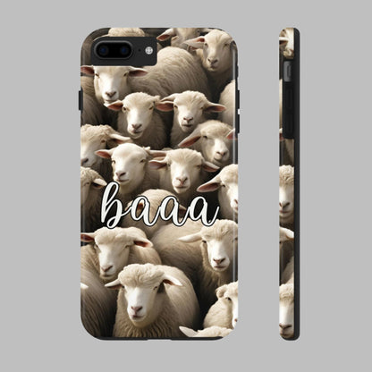 Sheep say Baaaa - Tough Phone Case for iPhone and Samsung Smartphones