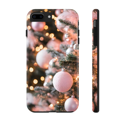 Pink Christmas - Tough Phone Case for iPhone and Samsung Smartphones