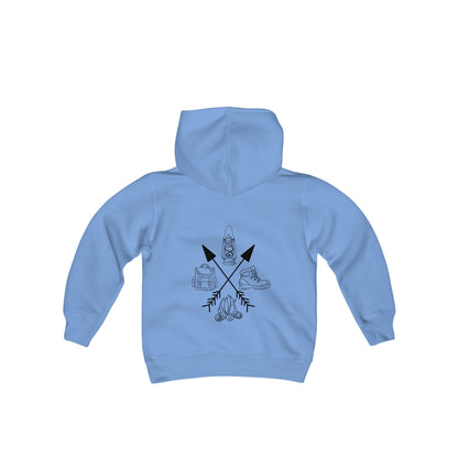 Outdoor Adventure Hoodie - Camping Hiking Design