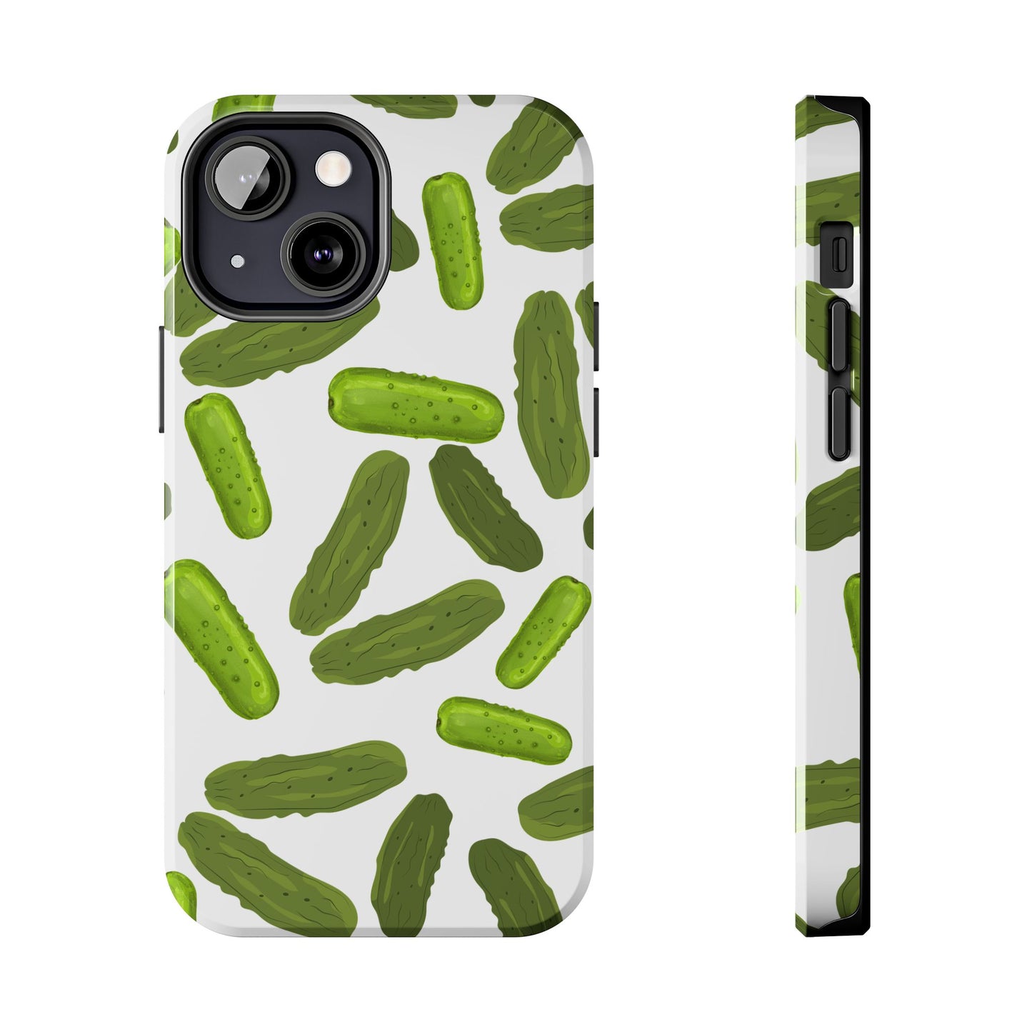 Humorous Pickles Design - Tough Phone Case for iPhones and Samsung Smartphones