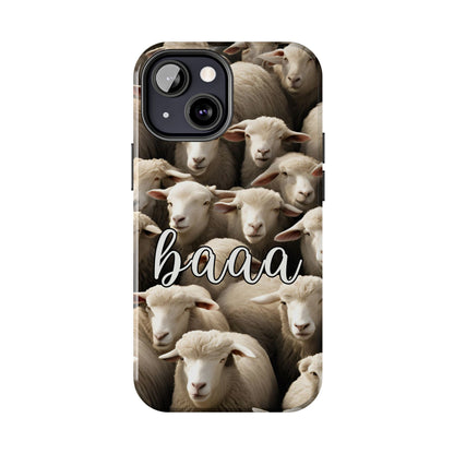 Sheep say Baaaa - Tough Phone Case for iPhone and Samsung Smartphones