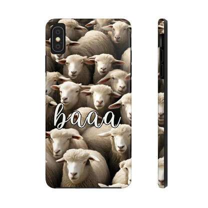 Sheep say Baaaa - Tough Phone Case for iPhone and Samsung Smartphones