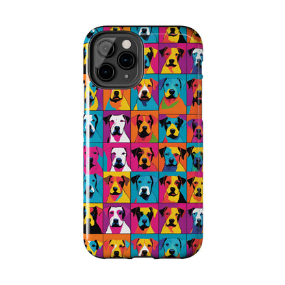 Colorful Dogs - Tough Phone Case for iPhones and Samsung Smartphones