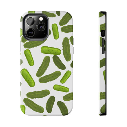 Humorous Pickles Design - Tough Phone Case for iPhones and Samsung Smartphones