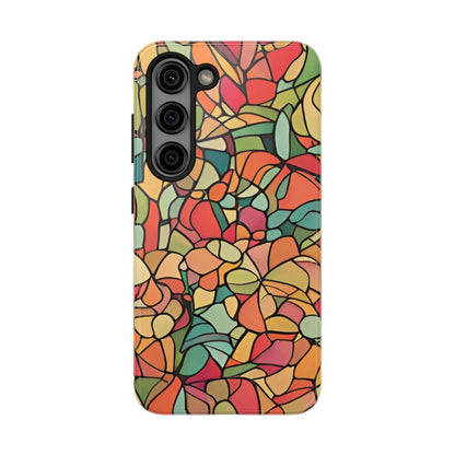 Abstract Vibrant Pattern - Tough Phone Case for iPhone and Samsung Smartphones