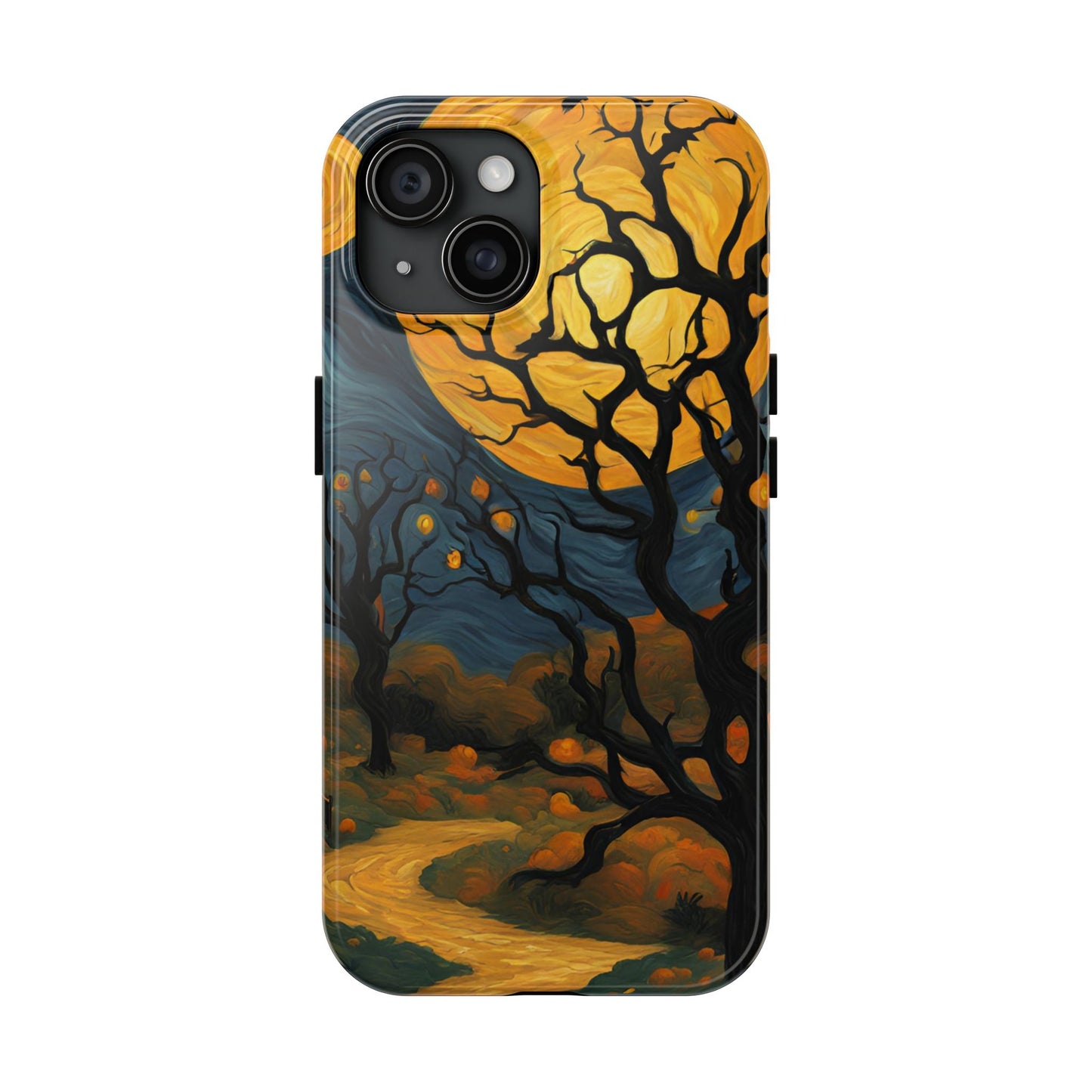 Phone Cases - Halloween Haunted Road Full Moon Design