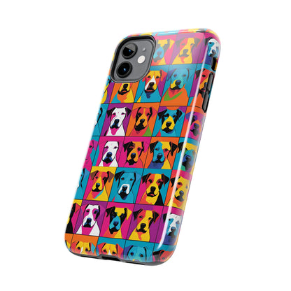 Colorful Dogs - Tough Phone Case for iPhones and Samsung Smartphones