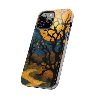 Phone Cases - Halloween Haunted Road Full Moon Design