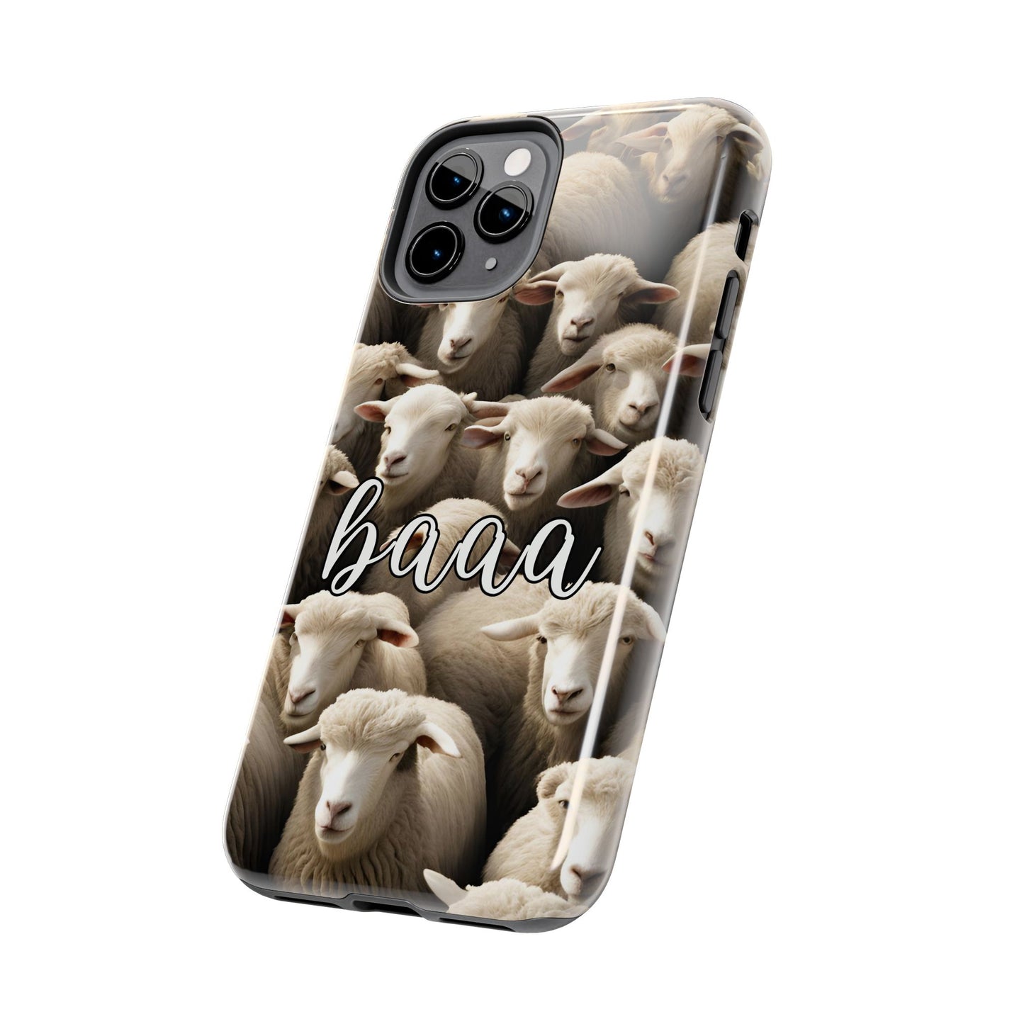 Sheep say Baaaa - Tough Phone Case for iPhone and Samsung Smartphones