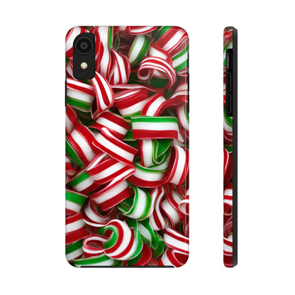 Christmas Ribbon Candy  - Tough Phone Case for iPhone and Samsung Smartphones