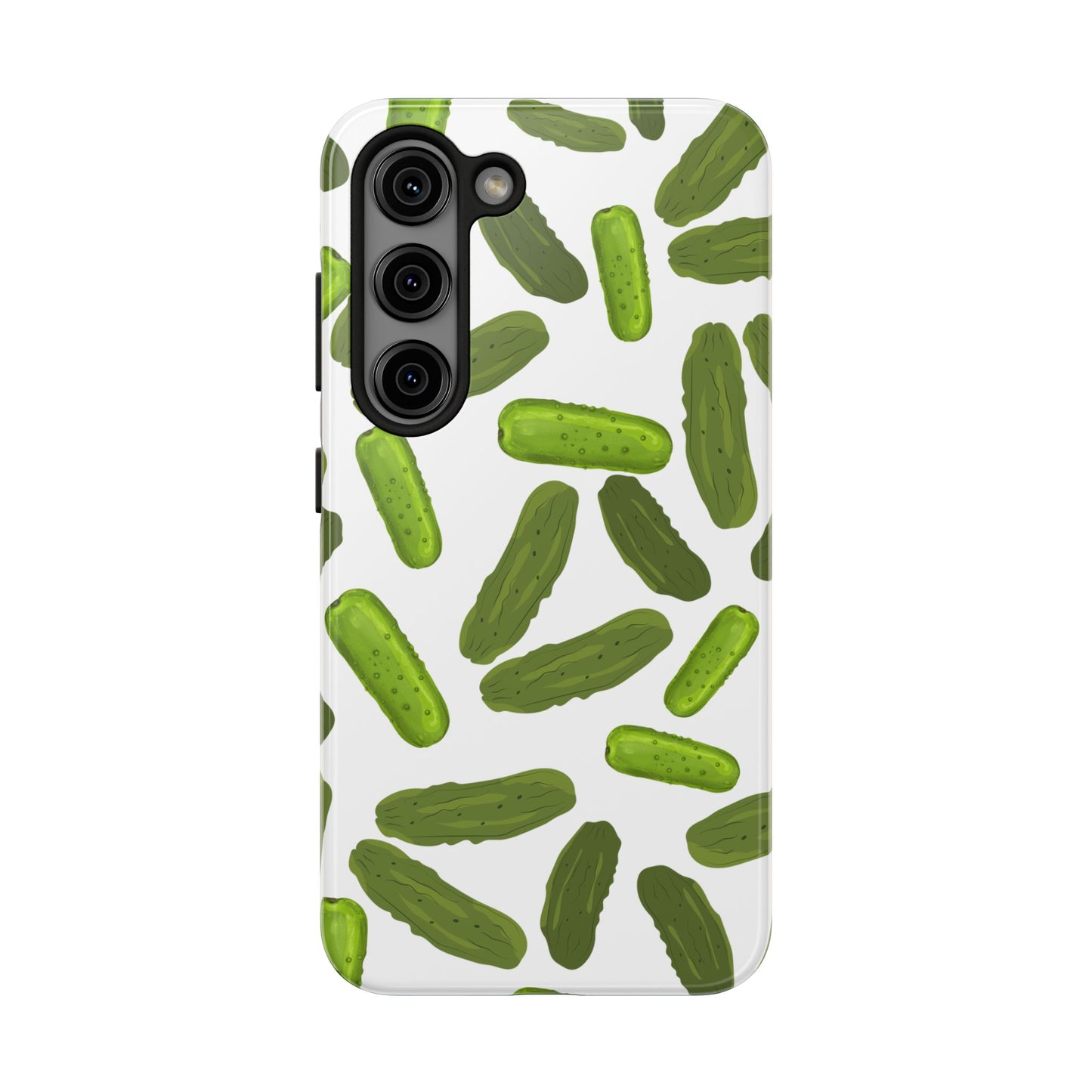 Humorous Pickles Design - Tough Phone Case for iPhones and Samsung Smartphones