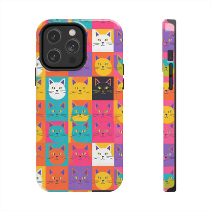 Cats in Pop Art - Tough Phone Case for iPhones and Samsung Smartphones