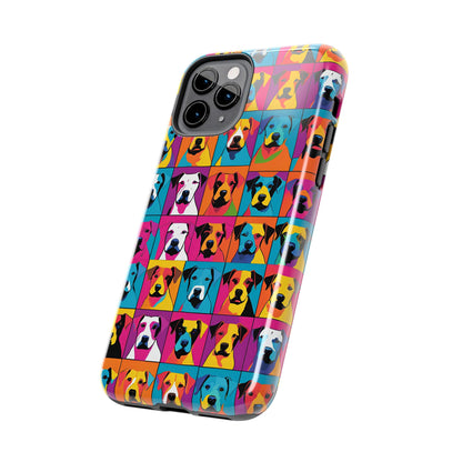 Colorful Dogs - Tough Phone Case for iPhones and Samsung Smartphones