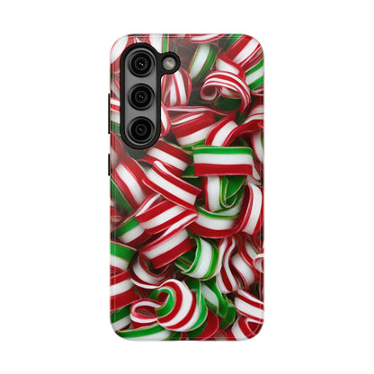 Christmas Ribbon Candy  - Tough Phone Case for iPhone and Samsung Smartphones