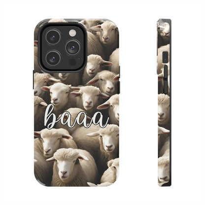 Sheep say Baaaa - Tough Phone Case for iPhone and Samsung Smartphones