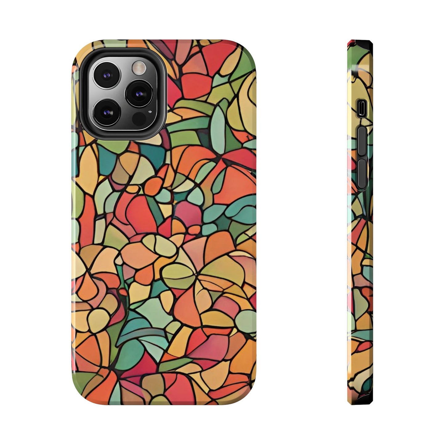 Abstract Vibrant Pattern - Tough Phone Case for iPhone and Samsung Smartphones