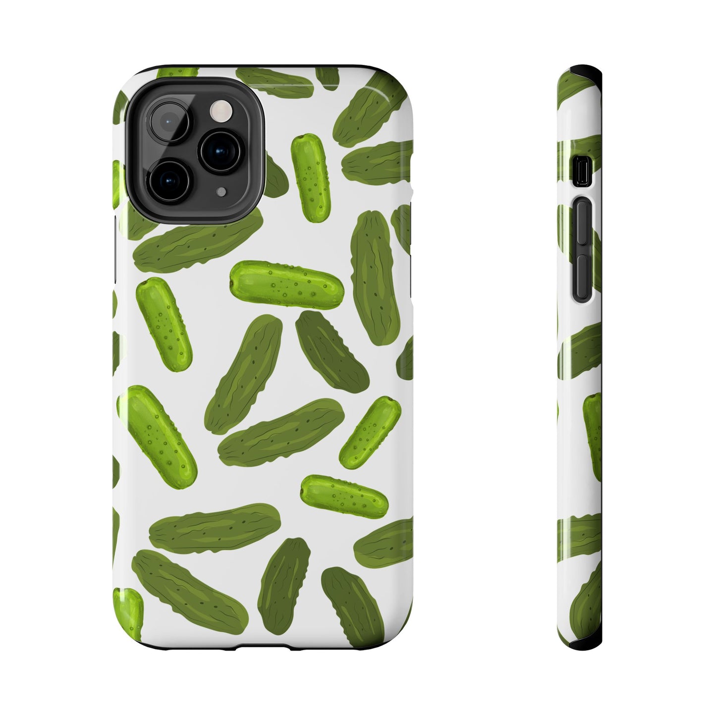 Humorous Pickles Design - Tough Phone Case for iPhones and Samsung Smartphones