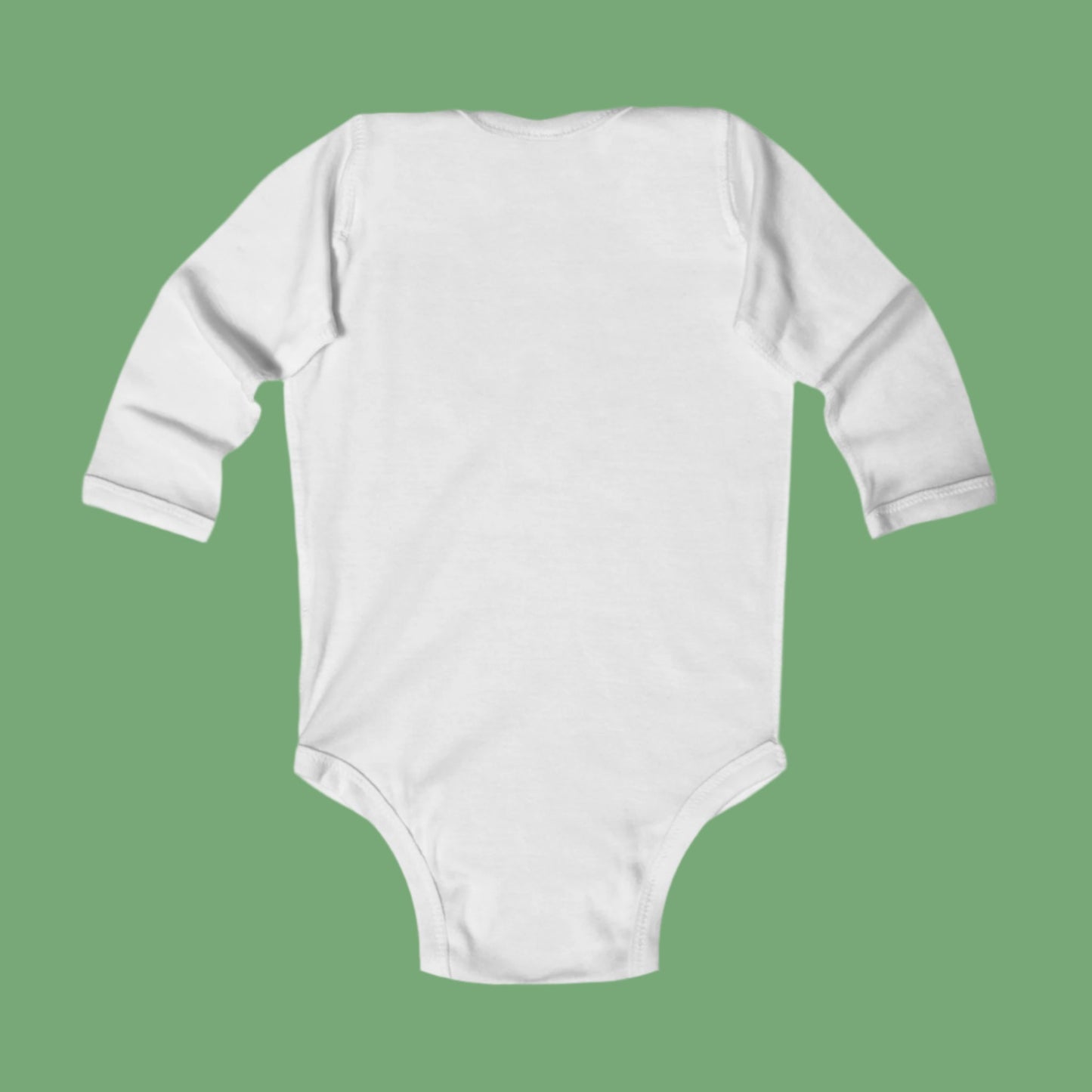 Adorable Personalized Pumpkin Infant/Toddler Long Sleeve Onesie Bodysuit