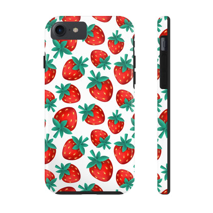 Strawberries - Tough Phone Case for iPhones and Samsung Smartphones