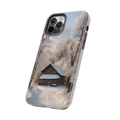 Winter Snow Scene Seasonal - Tough Phone Case