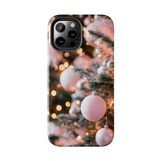 Pink Christmas - Tough Phone Case for iPhone and Samsung Smartphones