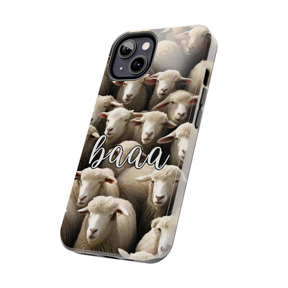 Sheep say Baaaa - Tough Phone Case for iPhone and Samsung Smartphones