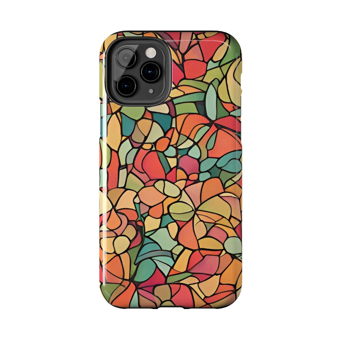 Abstract Vibrant Pattern - Tough Phone Case for iPhone and Samsung Smartphones