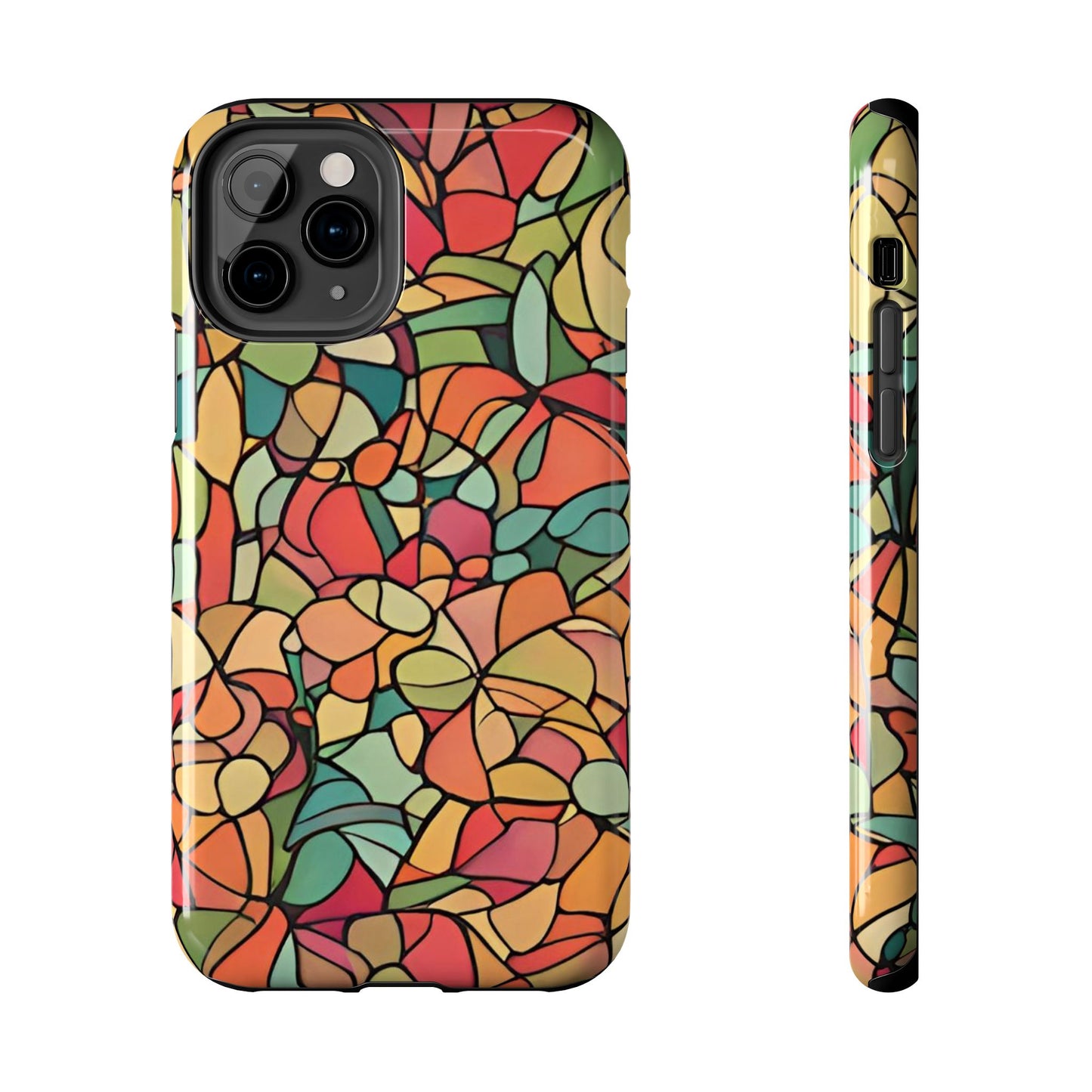 Abstract Vibrant Pattern - Tough Phone Case for iPhone and Samsung Smartphones