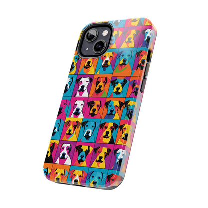 Colorful Dogs - Tough Phone Case for iPhones and Samsung Smartphones