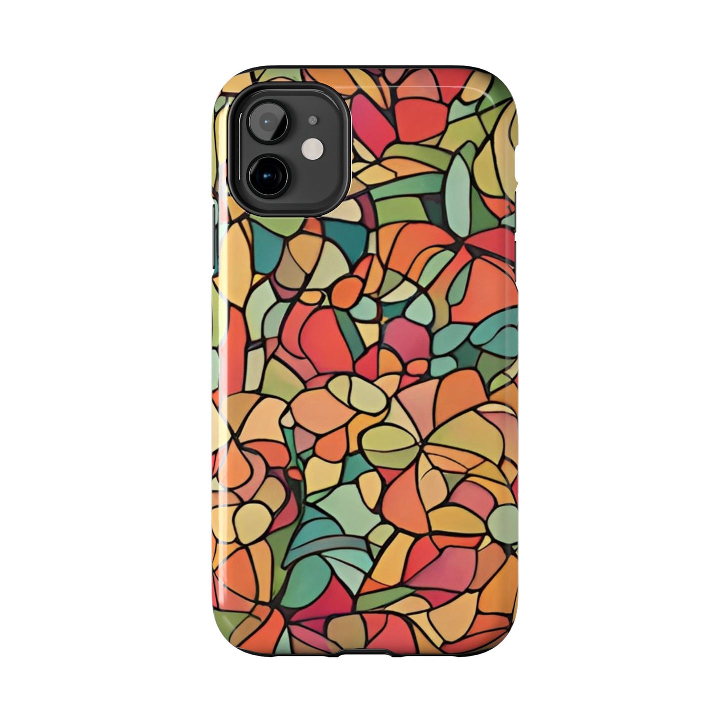 Abstract Vibrant Pattern - Tough Phone Case for iPhone and Samsung Smartphones