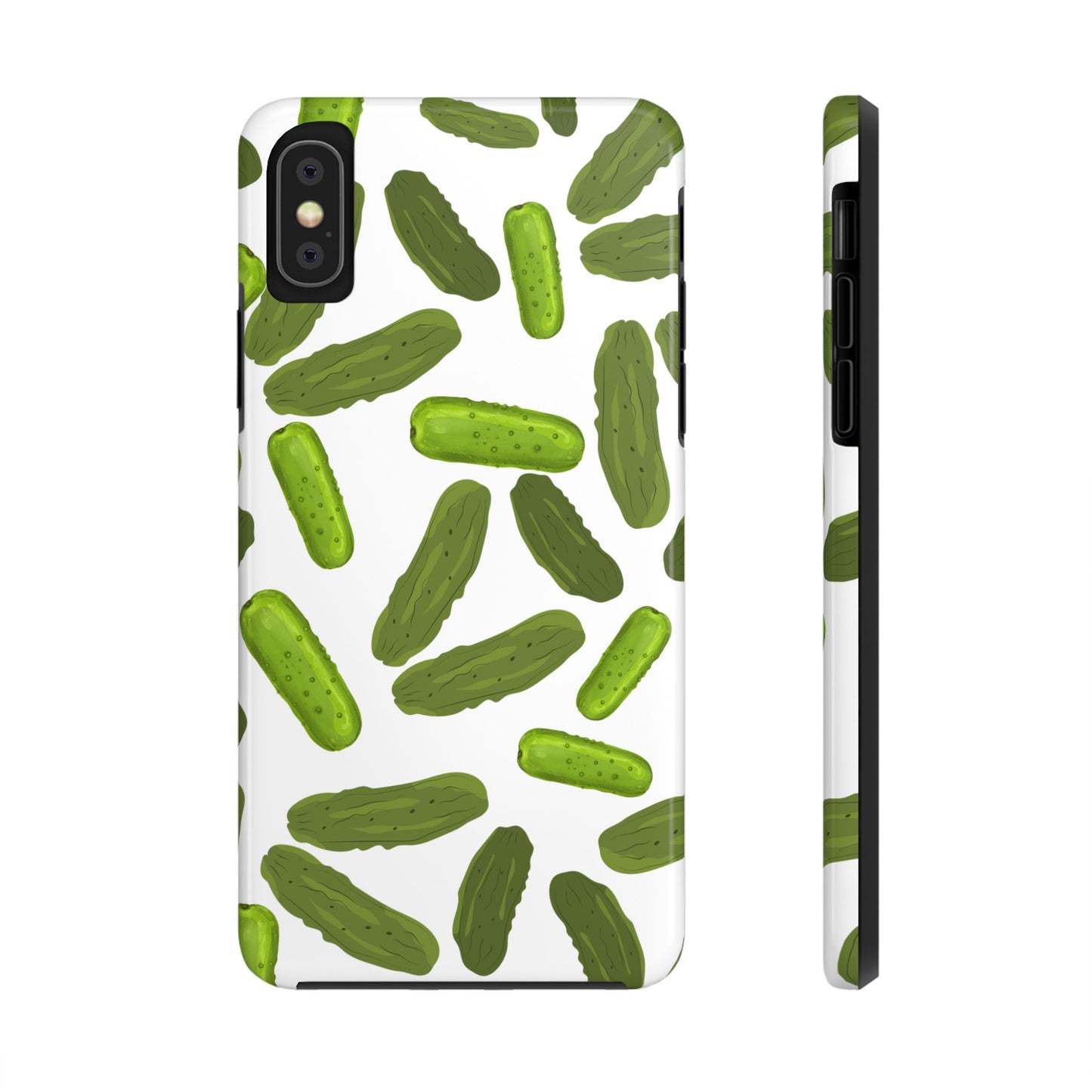 Humorous Pickles Design - Tough Phone Case for iPhones and Samsung Smartphones