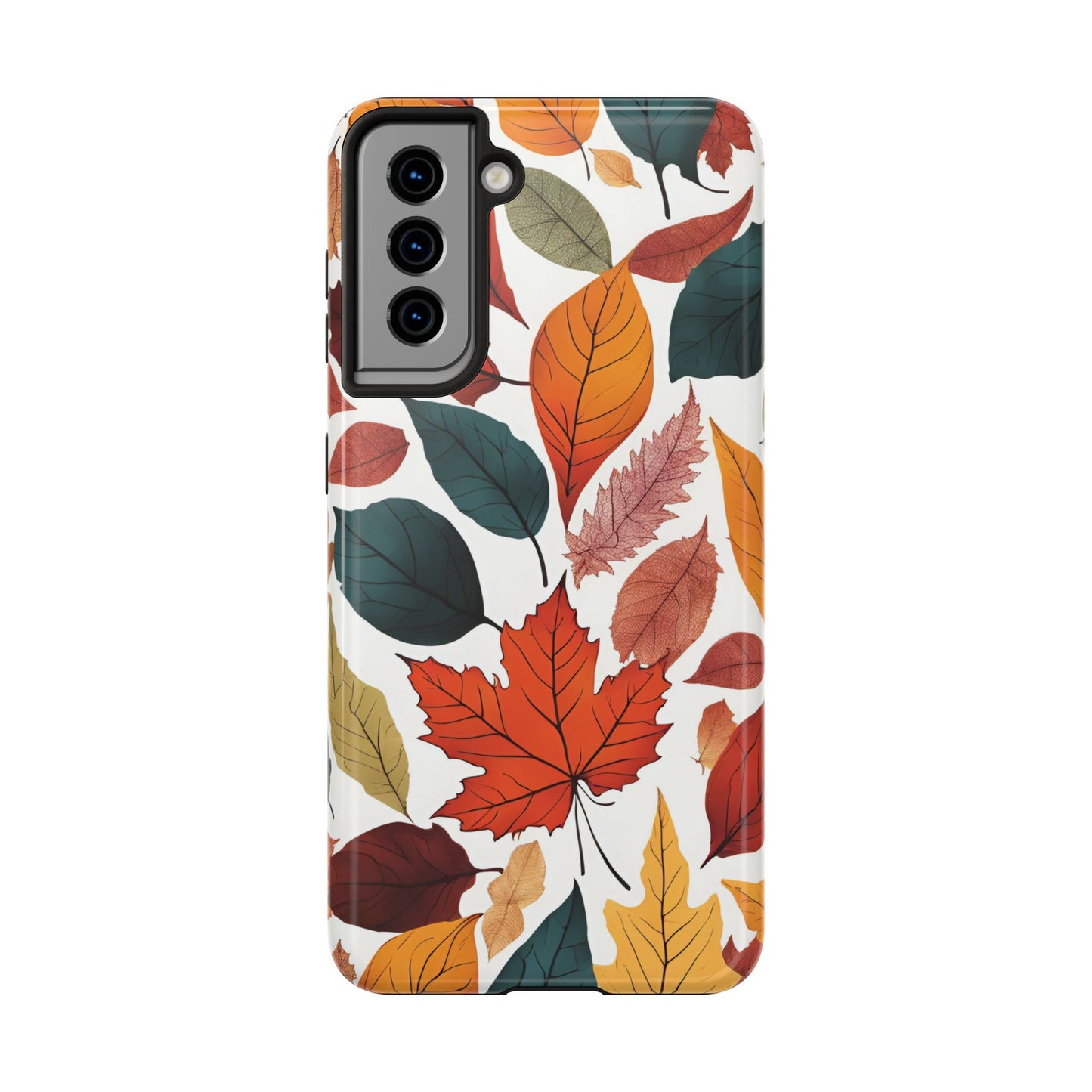 Falling Autumn Leaves - Tough Phone Case for iPhones and Samsung Smartphones