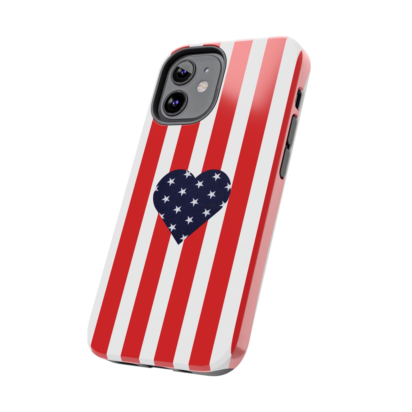 Stars and Stripes with Love - Tough Phone Case for iPhones and Samsung Smartphones